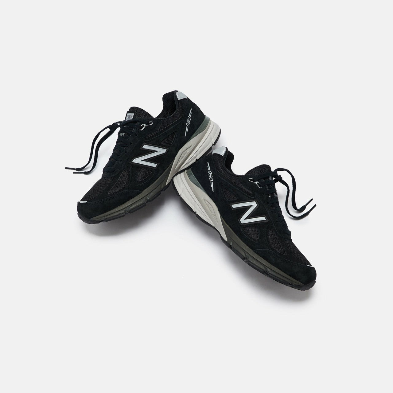Men Kith New Balance Made in USA 990v4 - Black