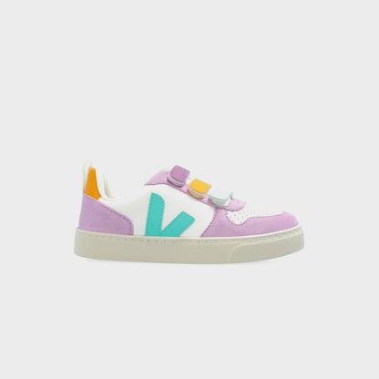 Kids Kith Veja Kids V-10 - Extra White / Multico / Fresh Mint