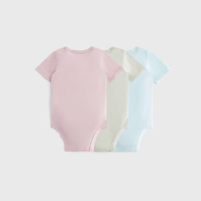 Kids Kith Kith Baby Palette 3-Pack Bodysuit - Dusty Quartz