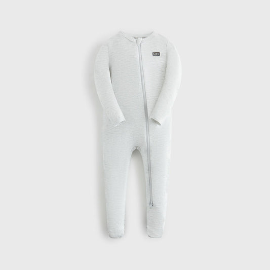 Kids Kith Kith Baby Coverall - Light Heather Grey