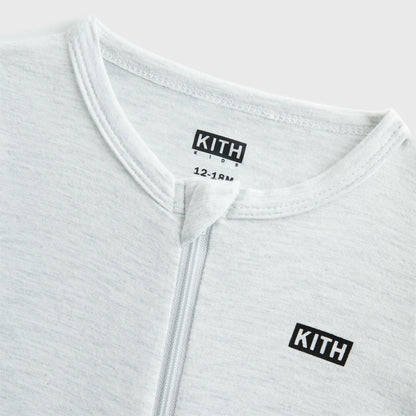 Kids Kith Kith Baby Coverall - Light Heather Grey