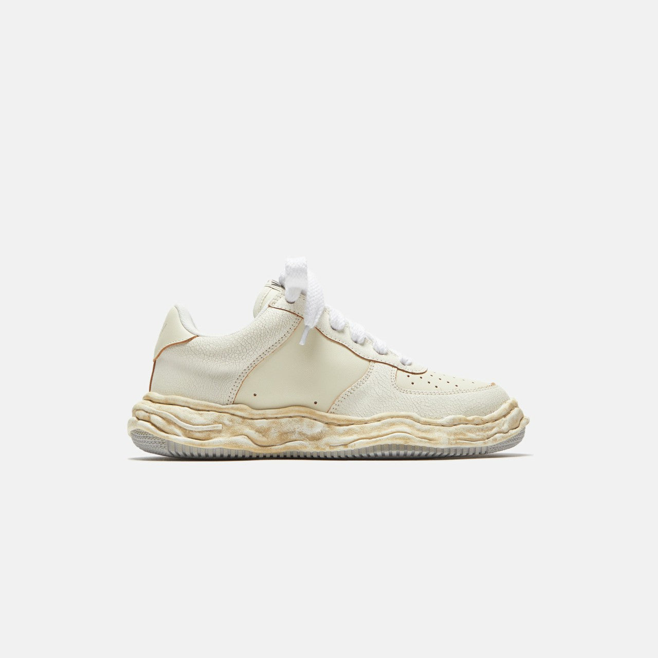 Men|Women Kith Mihara Yasuhiro Wayne - Cracking Leather / White