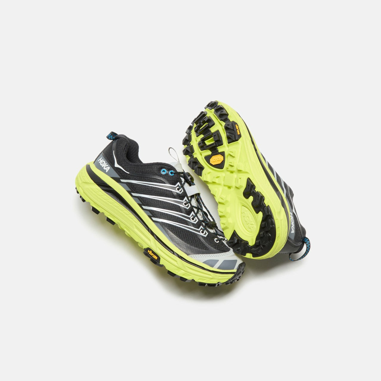 Men|Women Kith HOKA Mafate THREE2 - Black / Citrus