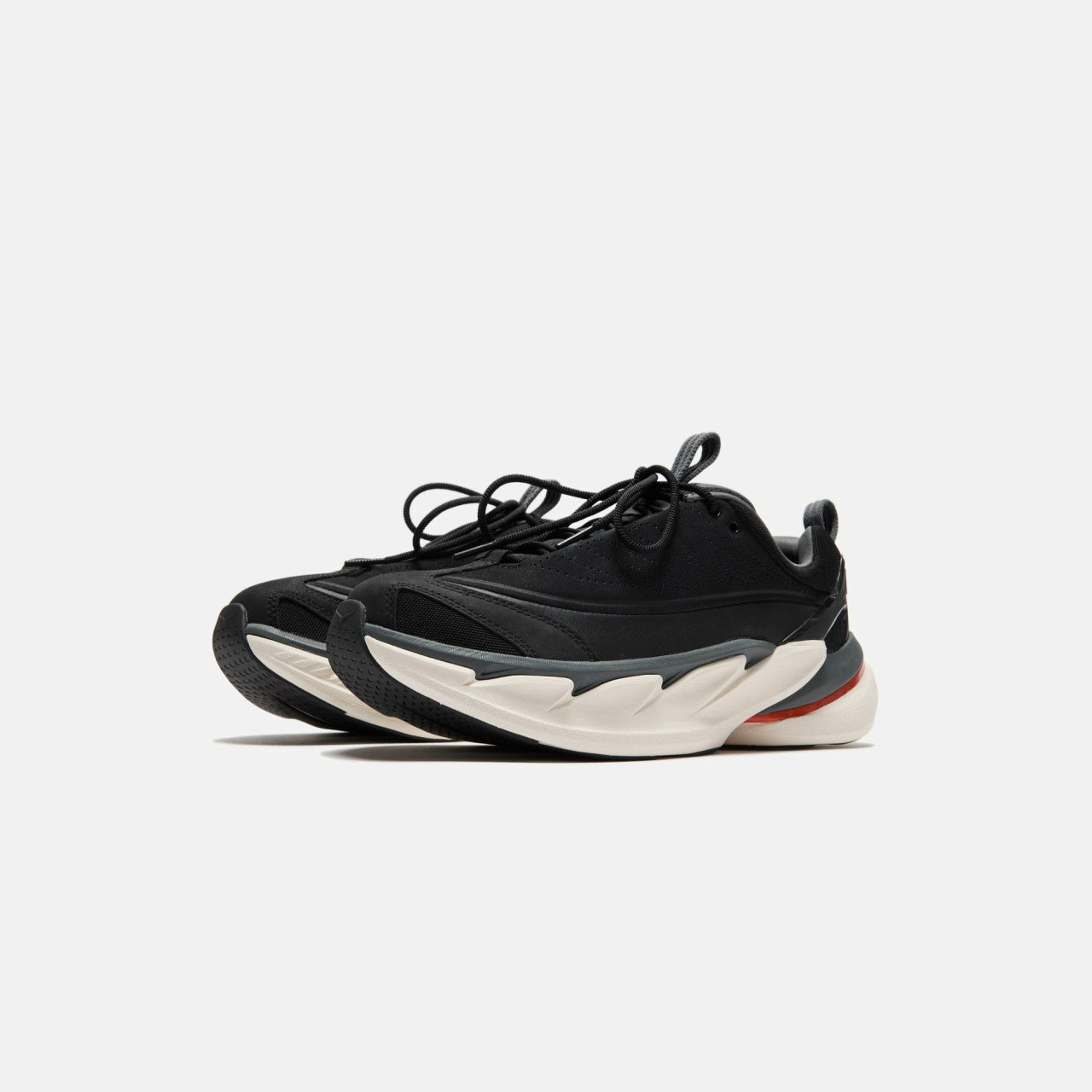 Men|Women Kith HOKA Elevon X -Black / Outer Orbit