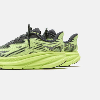 Men|Women Kith HOKA Clifton 9 GTX TS - Black / Lettuce