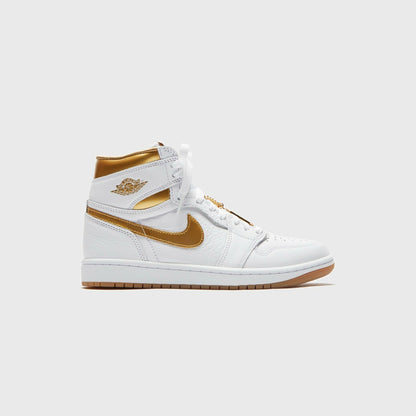 Women Kith Jordan WMNS Air Jordan 1 High OG - White / Metallic Gold / Gum Light B