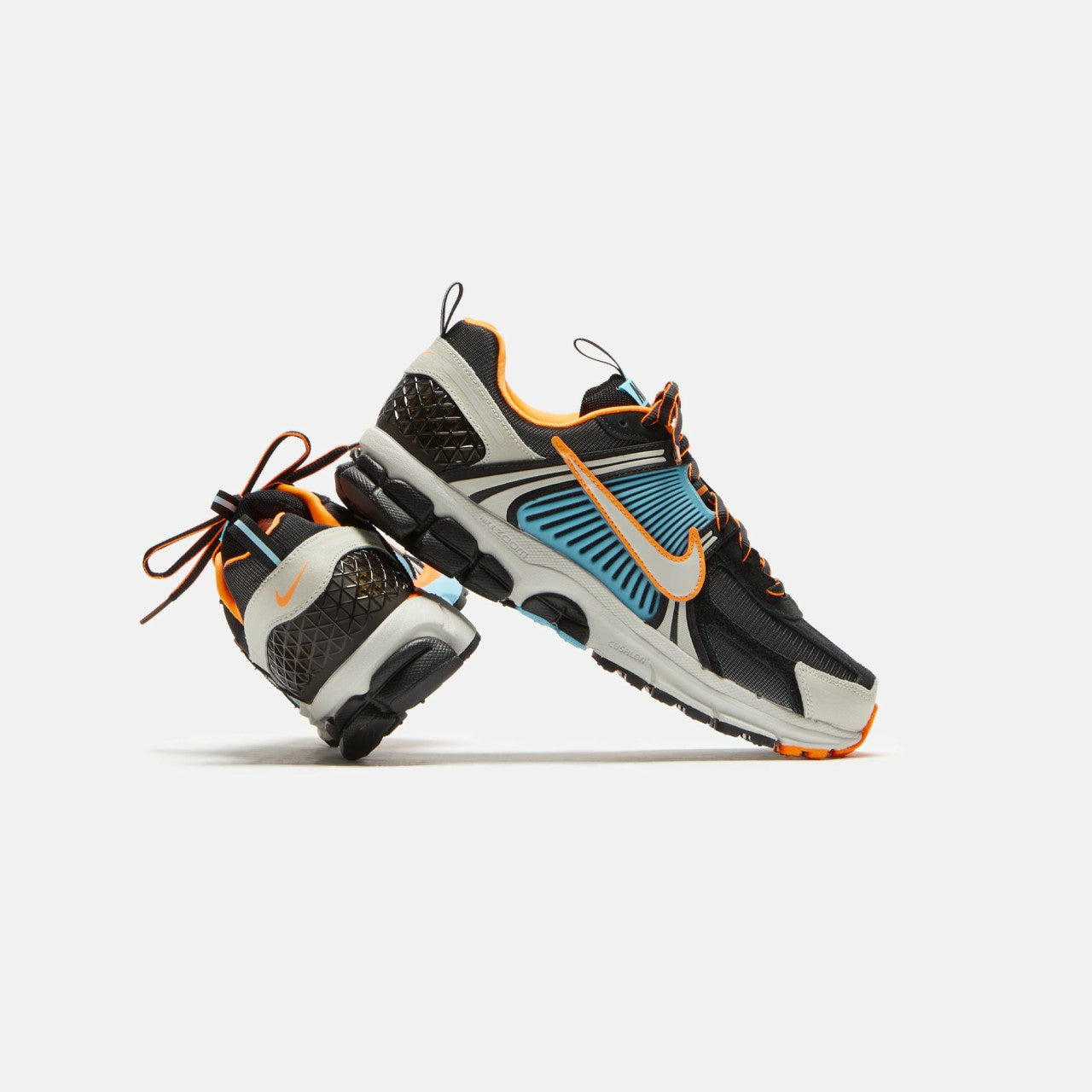 Women Kith Nike WMNS Zoom Vomero 5 - Black / Light Bone / Blue Gaze / Total Orang