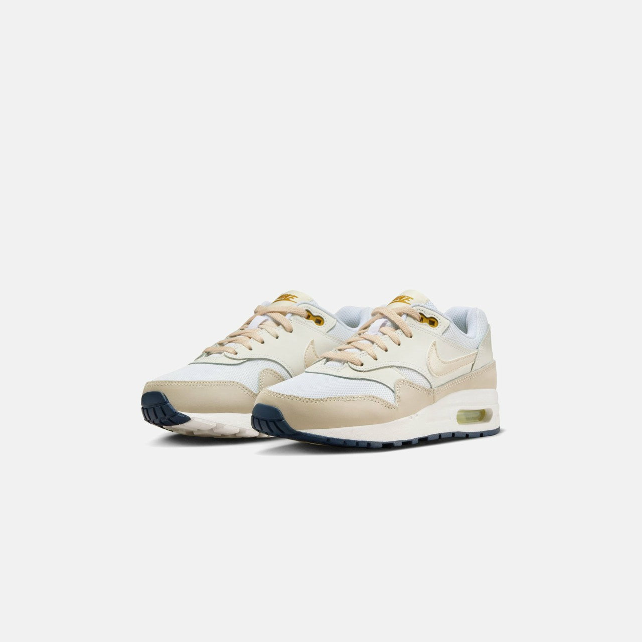 Kids Kith Nike Grade School Air Max 1 - White / Light Orewood / Brown / Bronzine