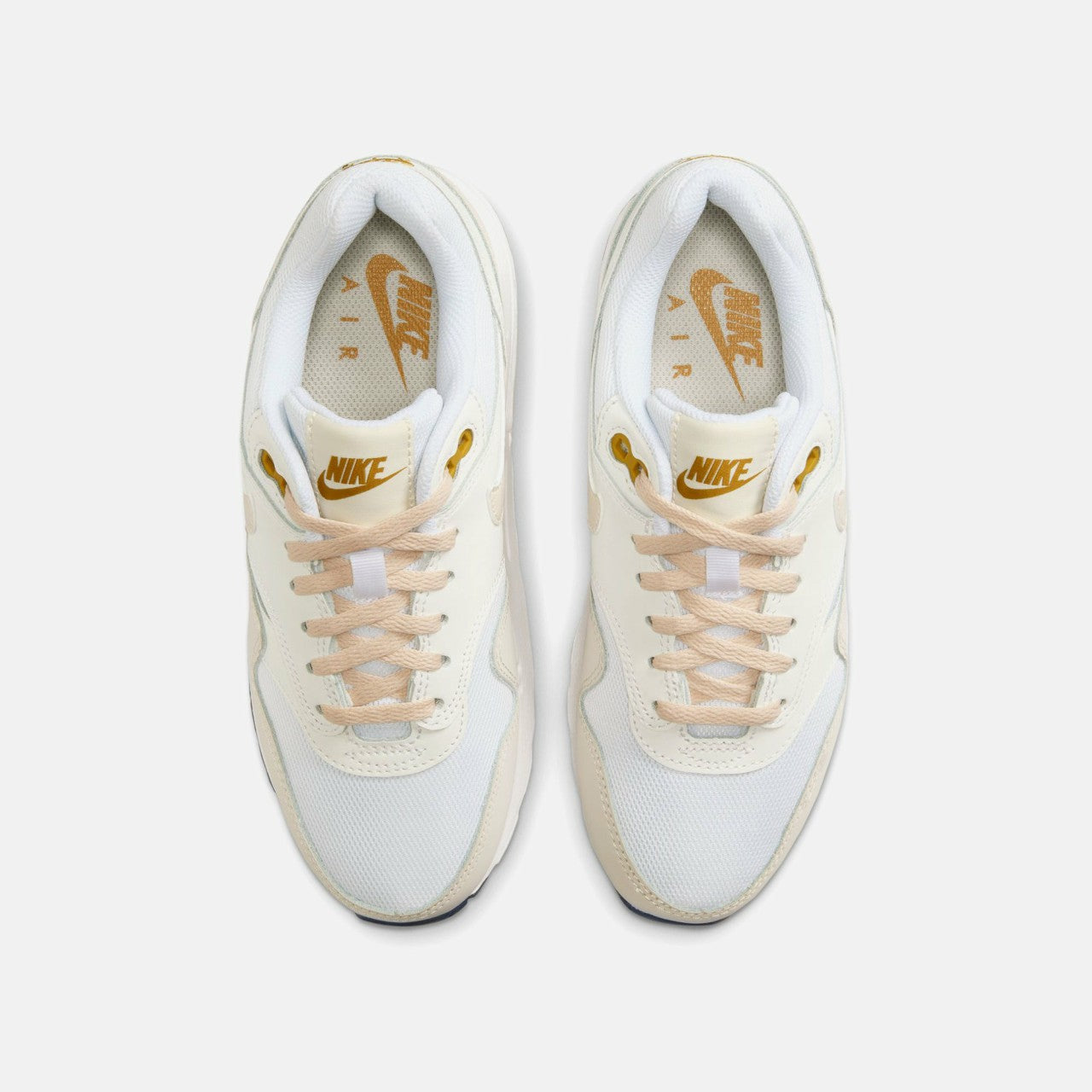 Kids Kith Nike Grade School Air Max 1 - White / Light Orewood / Brown / Bronzine