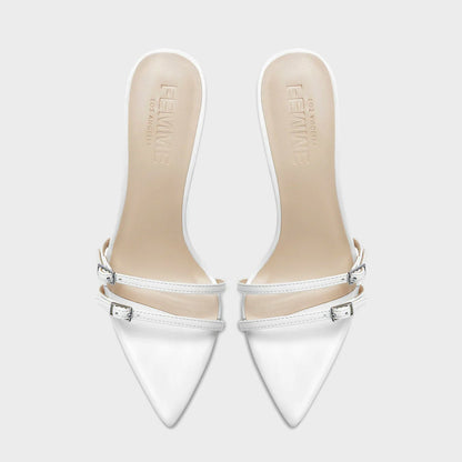 Women Kith Femme LA Naxos Slipper - Santorini White
