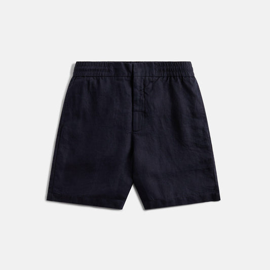 Men Kith Orlebar Brown Cornell Linen Short - Night Iris