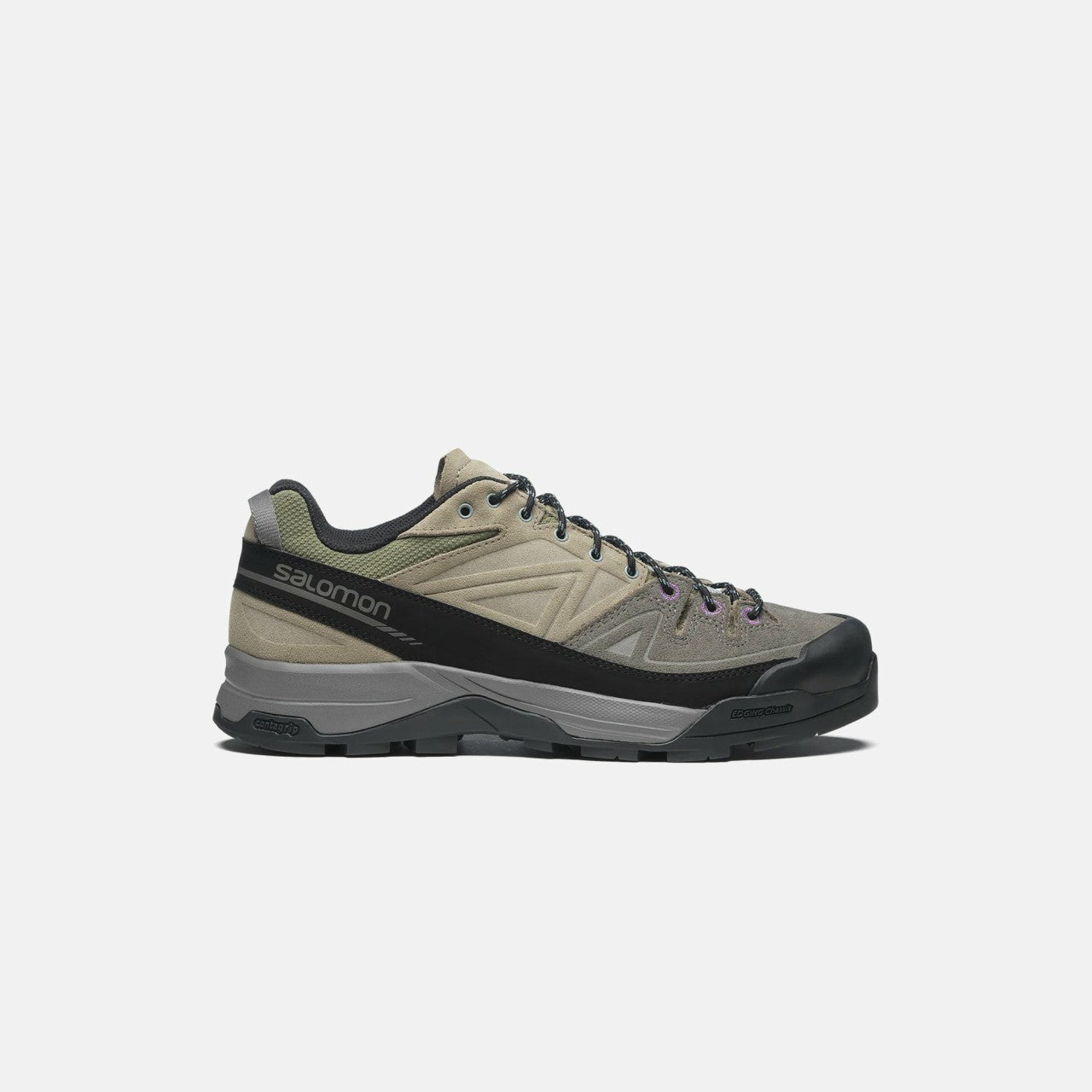 Men|Women Kith Salomon X-ALP LTR - Pewter / Vintage Khaki / Black
