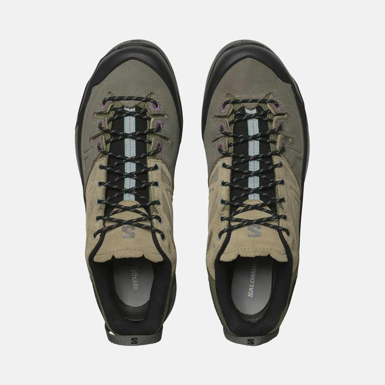 Men|Women Kith Salomon X-ALP LTR - Pewter / Vintage Khaki / Black