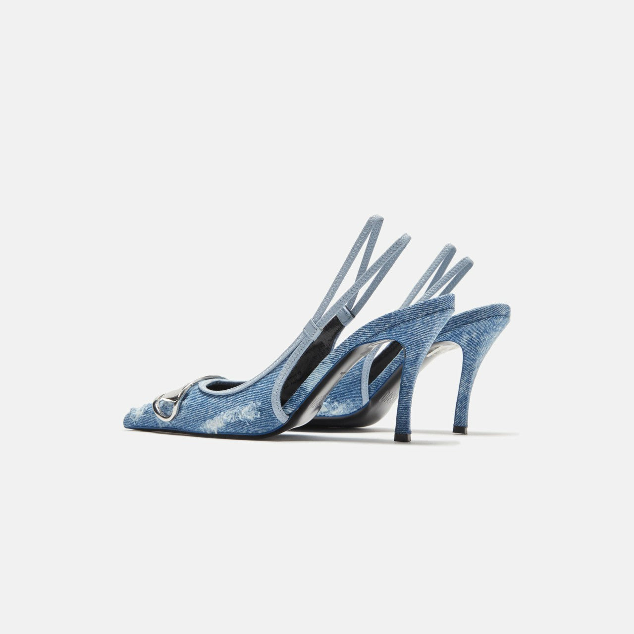Women Kith Diesel D-Venus Slingback - Bleach Treated Denim