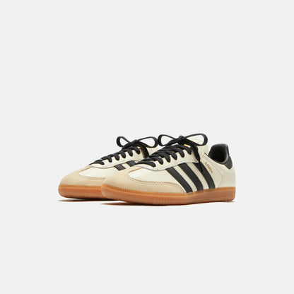 Women Kith adidas WMNS Samba OG - Cream White / Core Black / Sand Strata