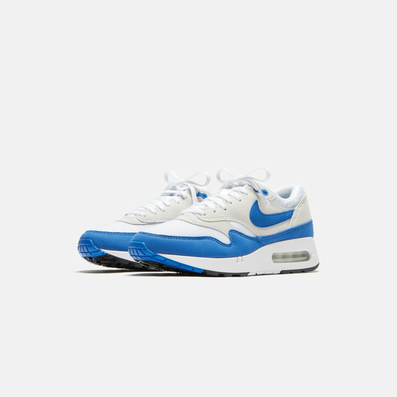 Men|Women Kith Nike WMNS Air Max 1 '86 - White / Light Neutral Grey / Black / Royal B