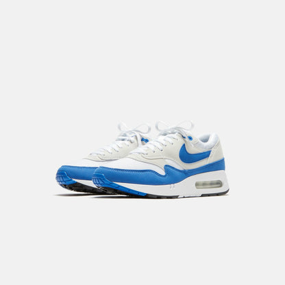 Men|Women Kith Nike WMNS Air Max 1 '86 - White / Light Neutral Grey / Black / Royal B