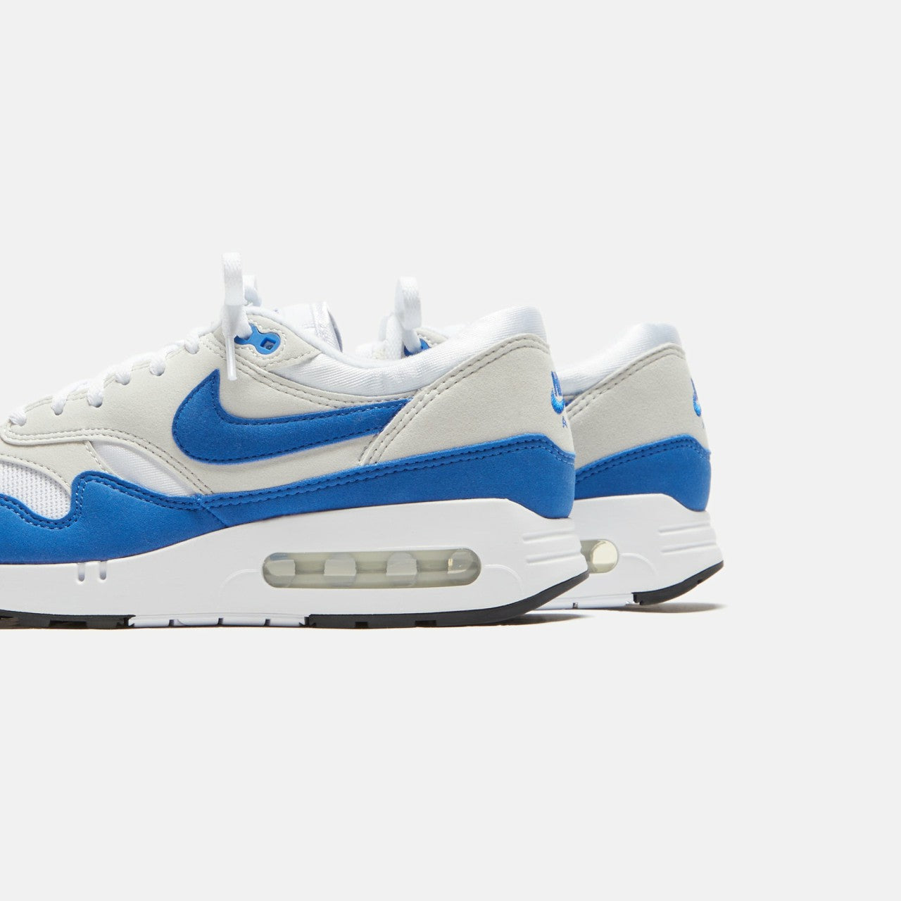 Men|Women Kith Nike WMNS Air Max 1 '86 - White / Light Neutral Grey / Black / Royal B