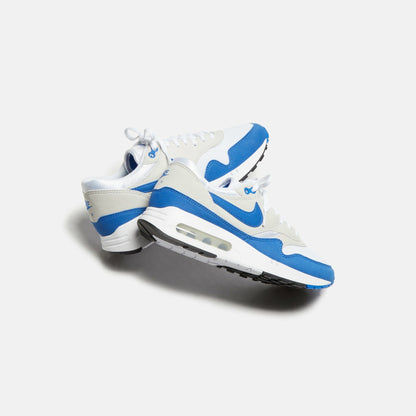 Men|Women Kith Nike WMNS Air Max 1 '86 - White / Light Neutral Grey / Black / Royal B