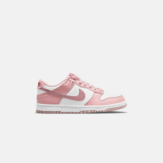 Kids Kith Nike GS Dunk Low - Pink Glaze / White / Pomegranate
