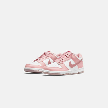 Kids Kith Nike GS Dunk Low - Pink Glaze / White / Pomegranate