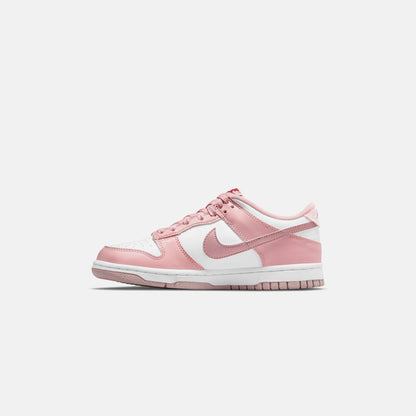 Kids Kith Nike GS Dunk Low - Pink Glaze / White / Pomegranate