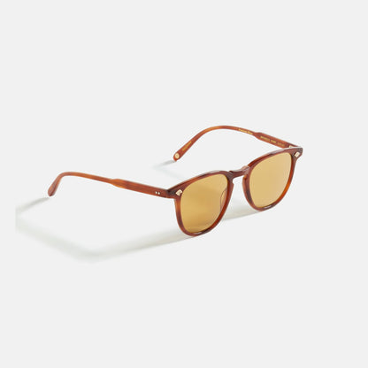 Men Kith Garrett Leight Brooks II Sun - Vintage Burnt Tortoise / Pure Maple