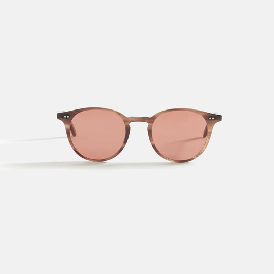 Men Kith Garrett Leight Clune Sun - Sequoia Tortoise / Semi-Flat Pure Rosewood