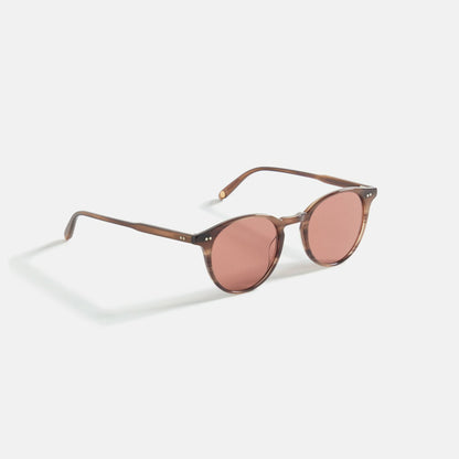 Men Kith Garrett Leight Clune Sun - Sequoia Tortoise / Semi-Flat Pure Rosewood