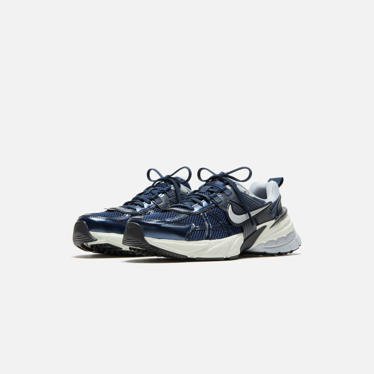 Men Kith Nike V2K Run - Obsidian / Obsidian / Thunder Blue / Wolf
