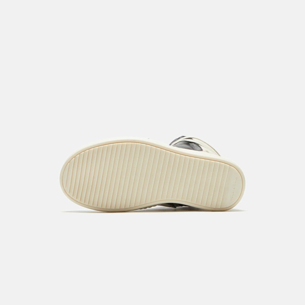 Men|Women|Kids Kith Rick Owens Kids Geobasket - Black / Milk / Milk Scarpe in Pelle