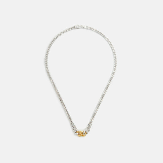 Men Kith Tom Wood Dean Chain Duo 18 - Silver / Gold