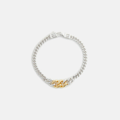 Men Kith Tom Wood Dean Bracelet Duo 7.0 - Silver / Gold