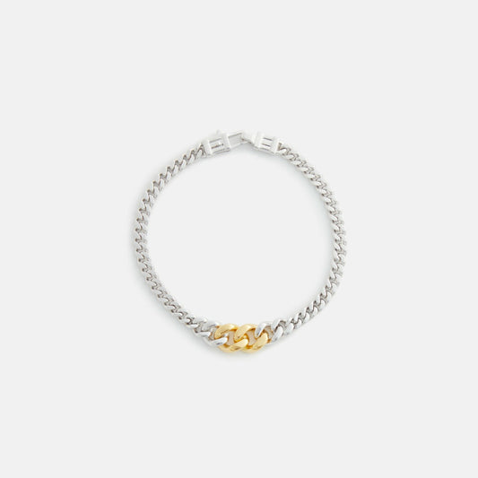 Men Kith Tom Wood Dean Bracelet Duo 7.7 - Silver / Gold