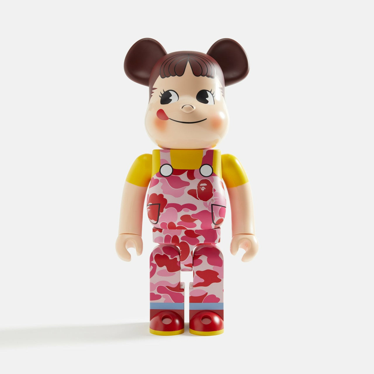 Men|Women Kith Medicom Toy BE@RBRICK BAPE® for Pekochan 1000% - Pink