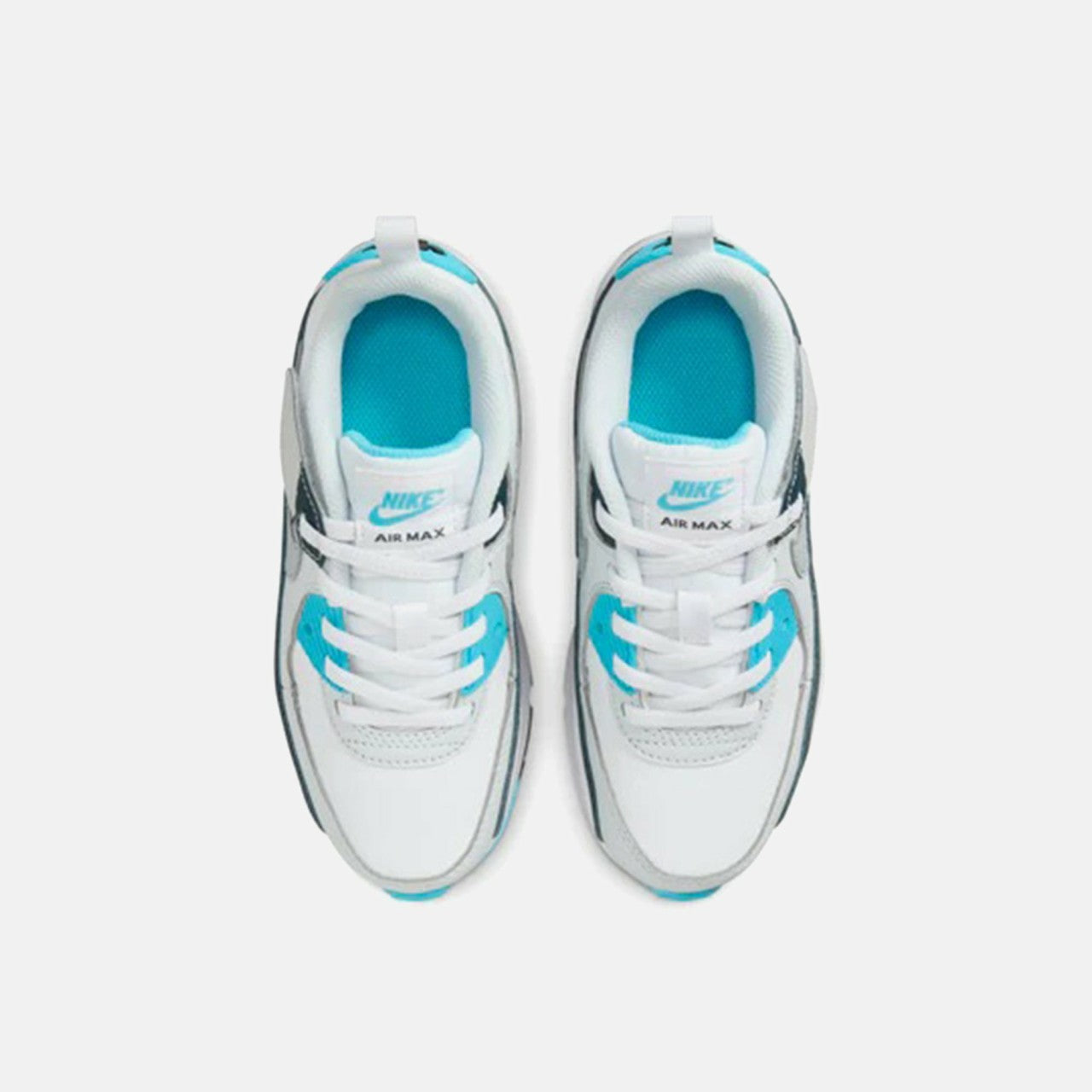 Kids Kith Nike PS Air Max 90 Easyon - White / Wolf Grey / Baltic Blue