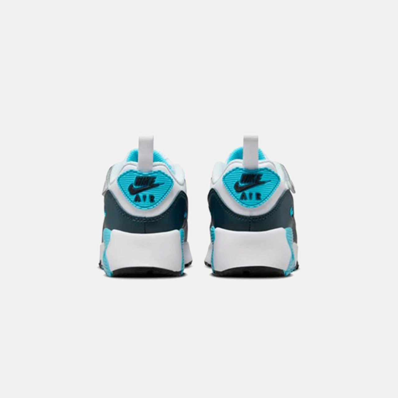 Kids Kith Nike PS Air Max 90 Easyon - White / Wolf Grey / Baltic Blue