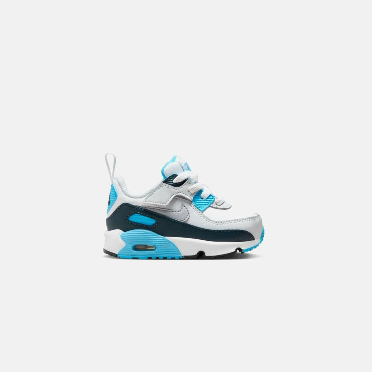 Kids Kith Nike TD Air Max 90 Easyon - White / Wolf Grey / Baltic Blue