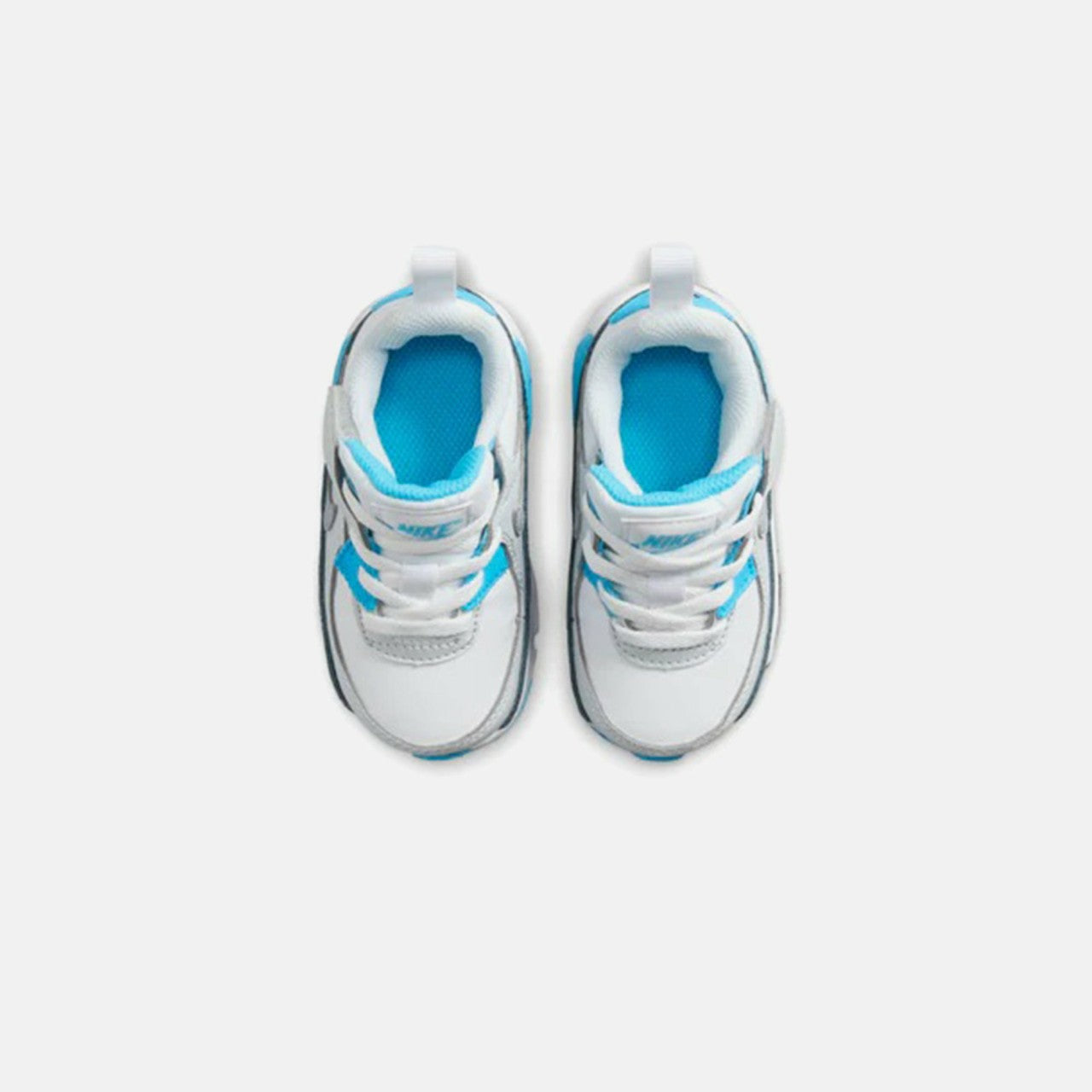 Kids Kith Nike TD Air Max 90 Easyon - White / Wolf Grey / Baltic Blue