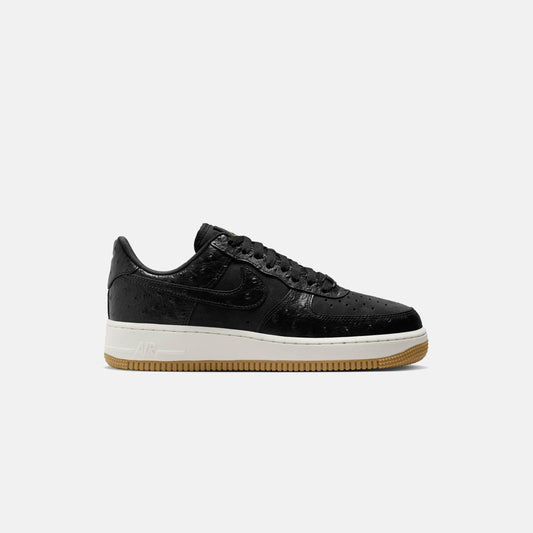Women Kith Nike WMNS Air Force 1 Low - Black / Sail / Gum Light Brown