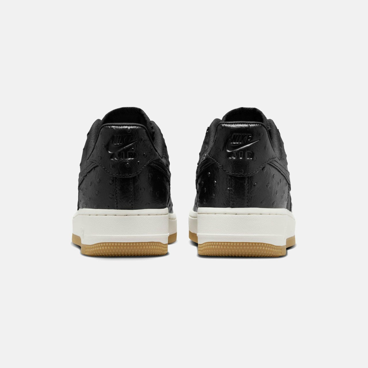 Women Kith Nike WMNS Air Force 1 Low - Black / Sail / Gum Light Brown