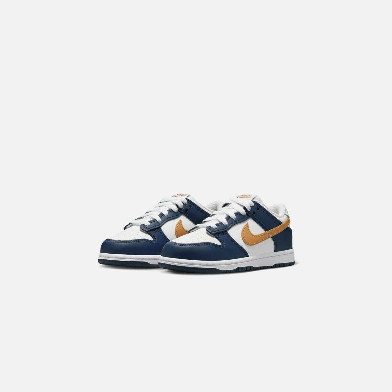 Kids Kith Nike PS Dunk Low - White / Wheat / Midnight Navy
