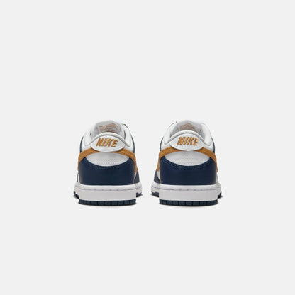 Kids Kith Nike PS Dunk Low - White / Wheat / Midnight Navy