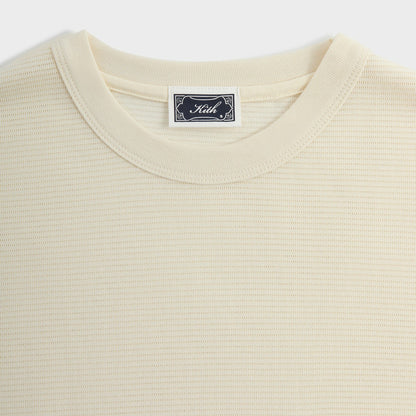 Men Kith Kith Pointelle Mesh Leonard Pocket Tee - Sandrift