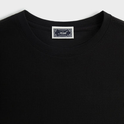 Men Kith Kith Pointelle Mesh Heathrow Tee - Black