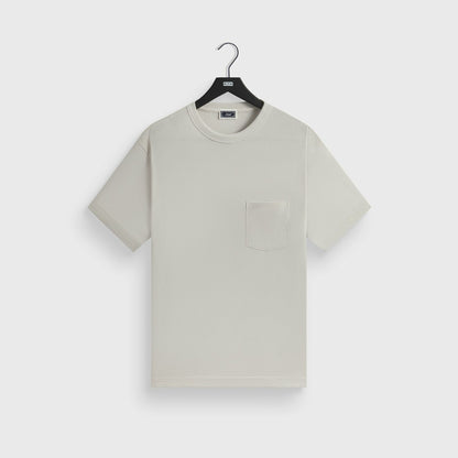 Men Kith Kith Pointelle Mesh Leonard Pocket Tee - Concrete