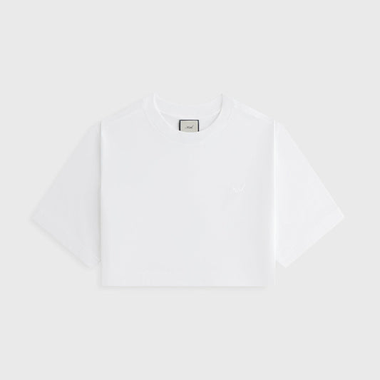Women Kith Kith Women Fei Cropped Tee - White