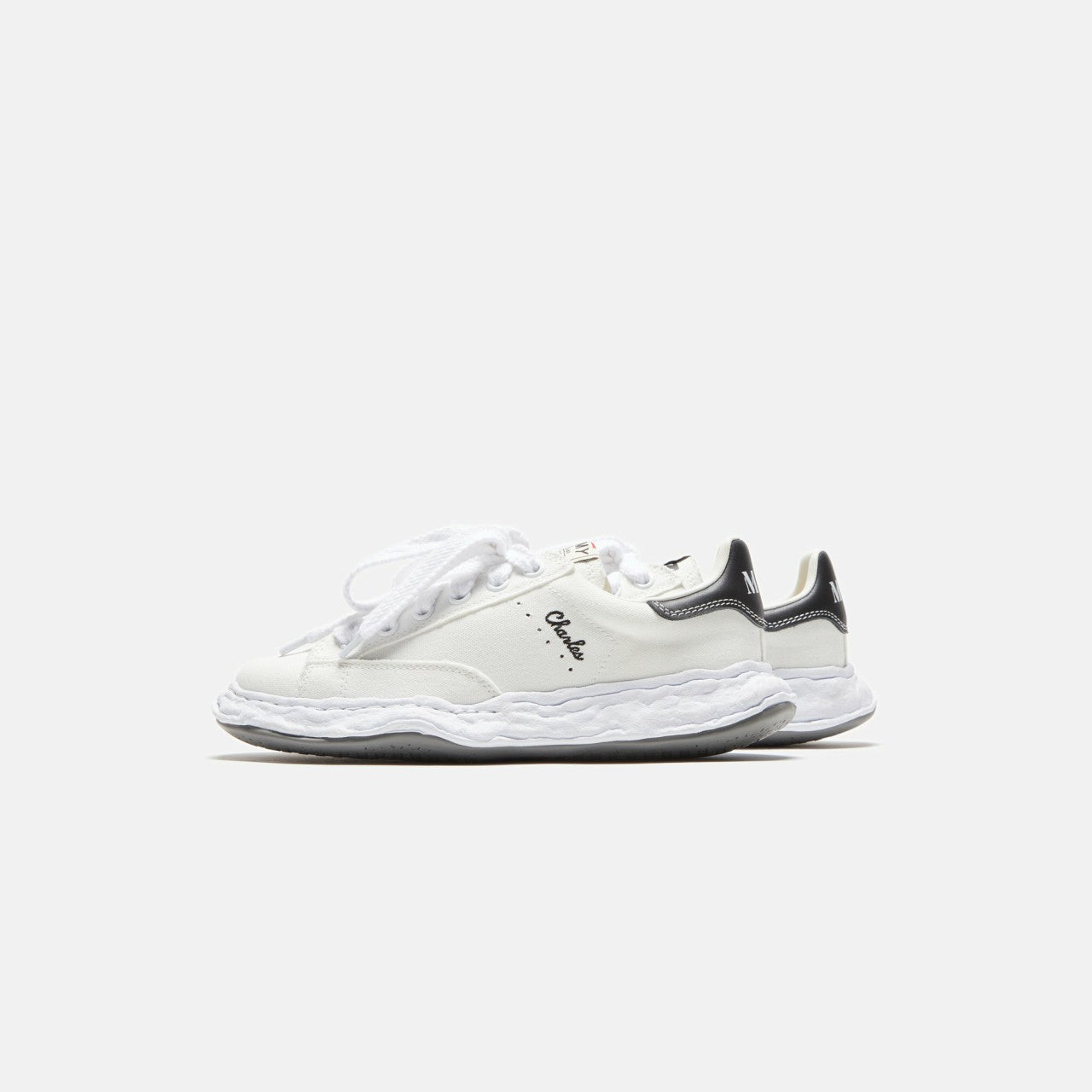 Men Kith Mihara Yasuhiro Charles Canvas Sneakers - White