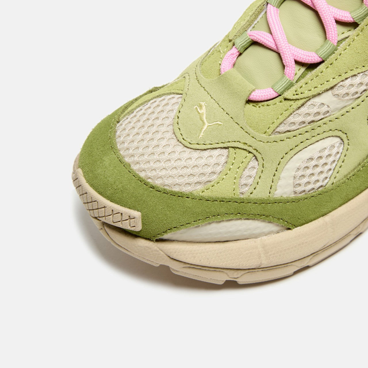 Men Kith PUMA x KidSuper Velophasis NU - Olive Green / Putty