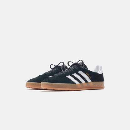 Men Kith adidas Gazelle Indoor - Core Black / White / Gum2